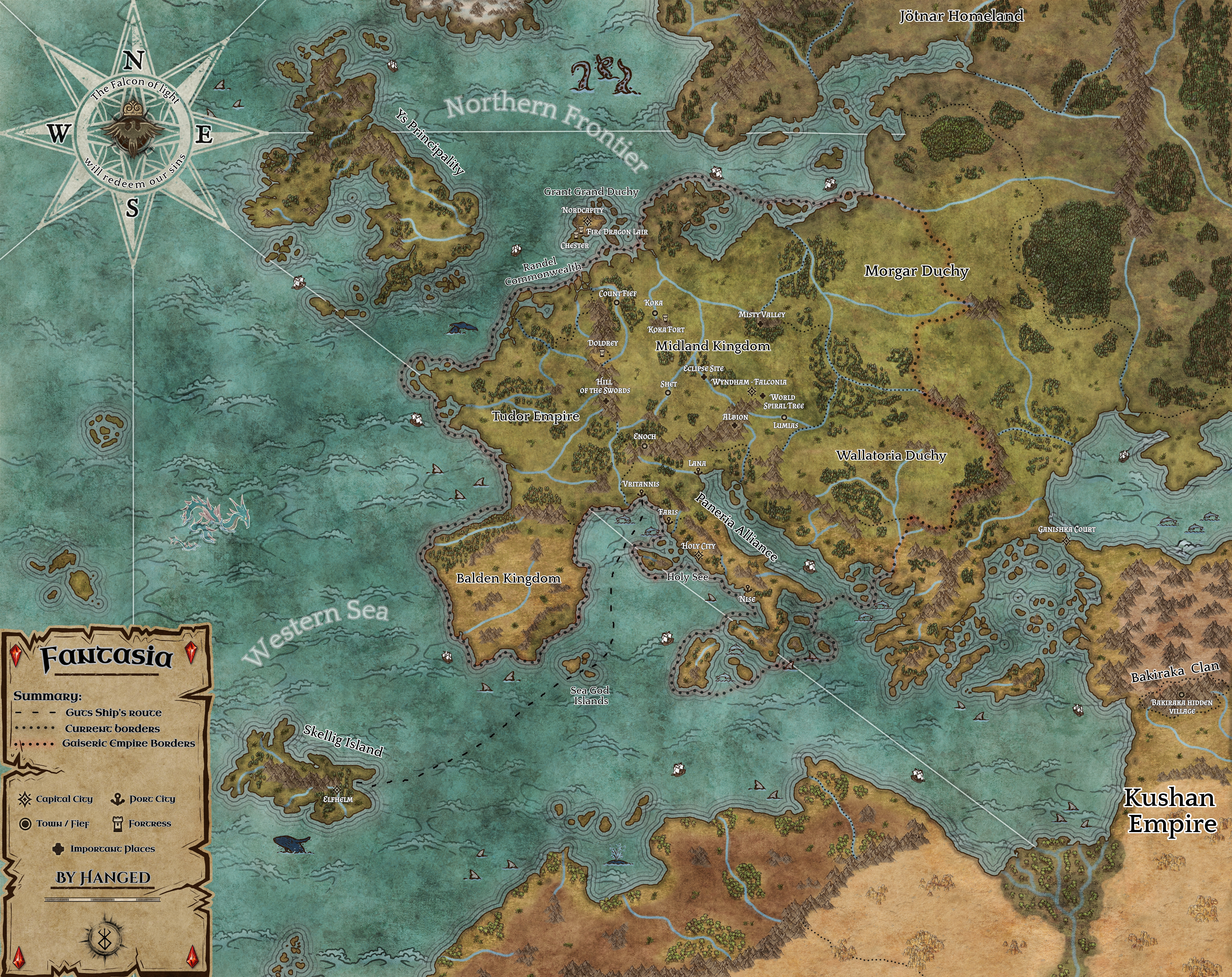 Carte du monde de Berserk